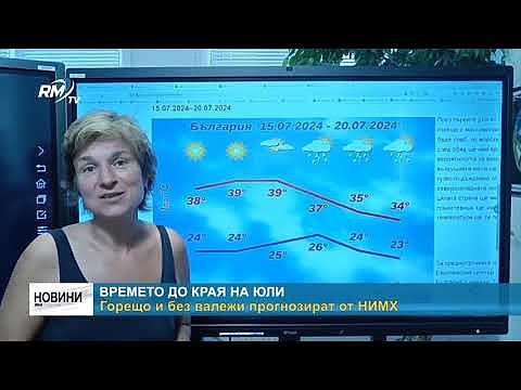 Времето до края на юли: Горещо и без валежи прогнозират от НИМХ