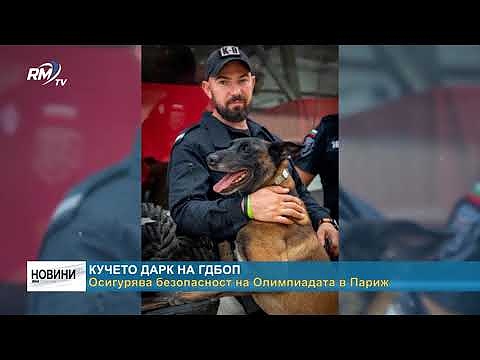 Кучето Дарк на ГДБОП: Осигурява безопасност на Олимпиадата в Париж