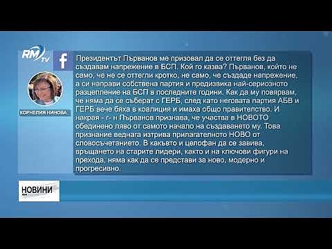 С критика към бившия президент: Корнелия Нинова с позиция срещу Георги Първанов