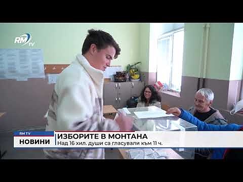 Изборите в Монтана  Над 16 хил. души са гласували към 11 ч.