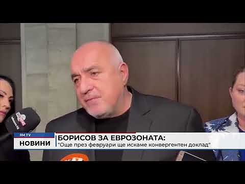 Борисов за еврозоната: \"Още през февруари ще искаме конвергентен доклад\"