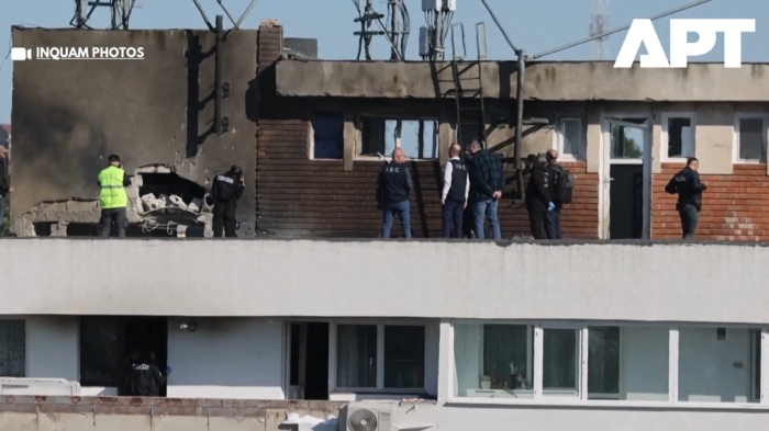 Дрон падна върху жилищна сграда в Румъния